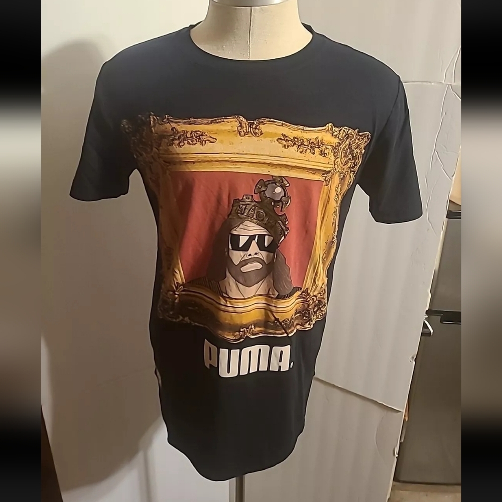 NWOT MACHO MAN RANDY SAVAGE M SHIRT PUMA HTF WWE WWF WRESTLING KING MS ELIZABETH
